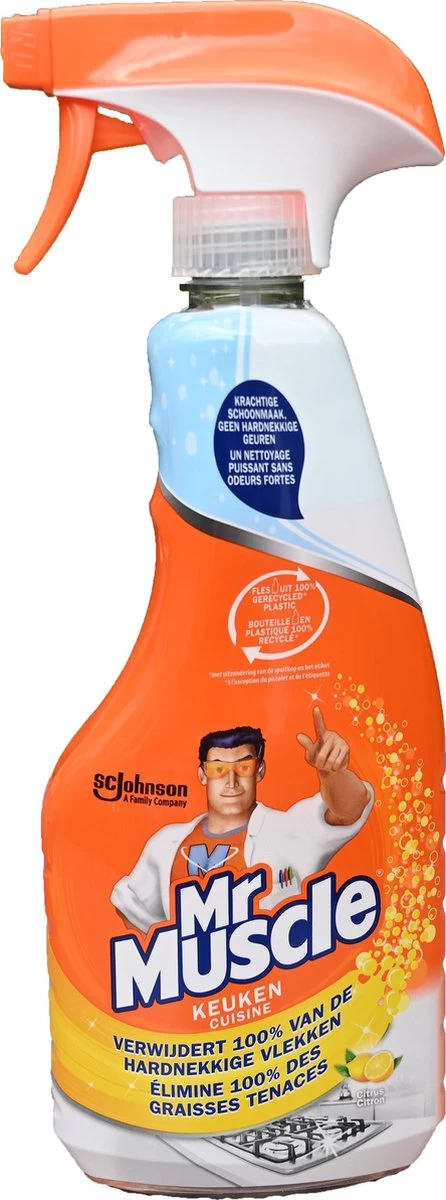 3 X Mr Muscle Keuken Reiniger Spray - Keukenreiniger - 3 X 500ml - Afbeelding 3