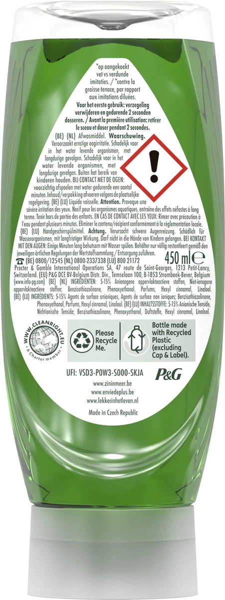 Dreft MaxPower - Vloeibaar Afwasmiddel - Voordeelverpakking 8 X 450 Ml - Afbeelding 10