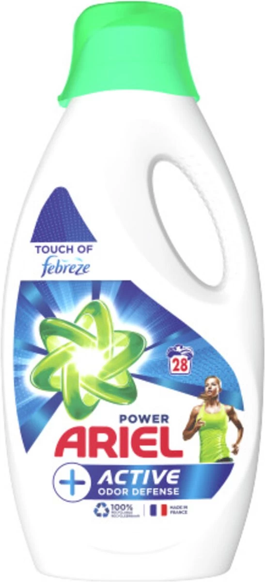 Ariel Vloeibaar Wasmiddel +Actieve Geurbestrijding 1.54 Liter