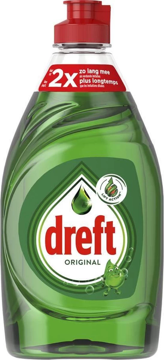 Dreft Original Afwasmiddel 340ml - 10 Pack - Afbeelding 2