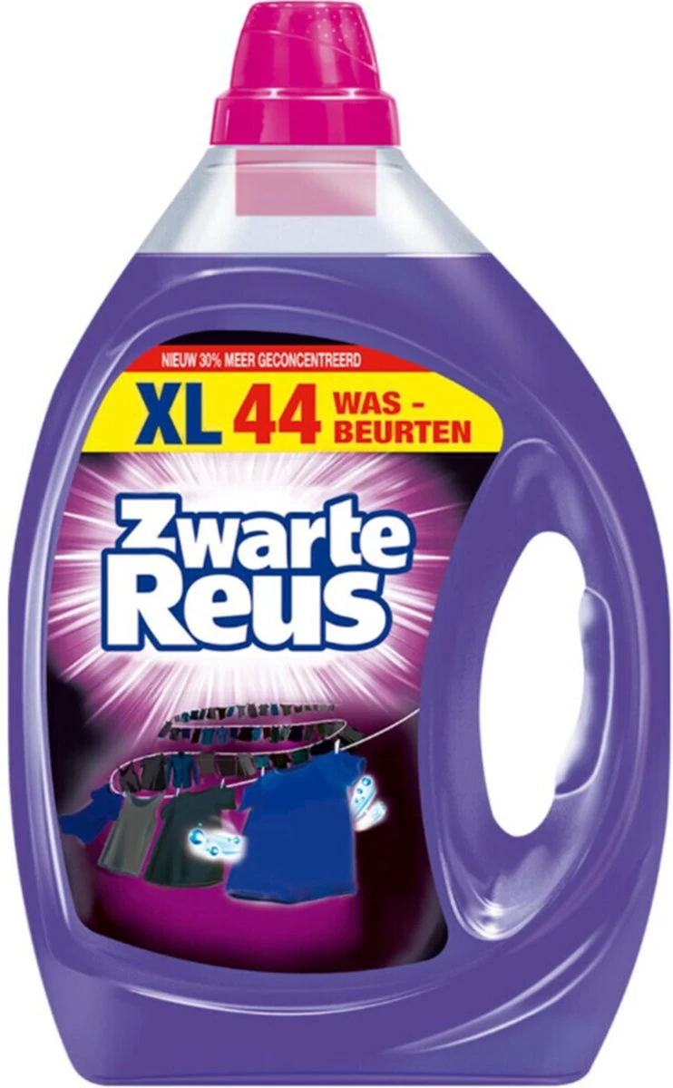 Zwarte Reus Gel - 44 Wasbeurten - Vloeibaar - Wasmiddel - Afbeelding 12