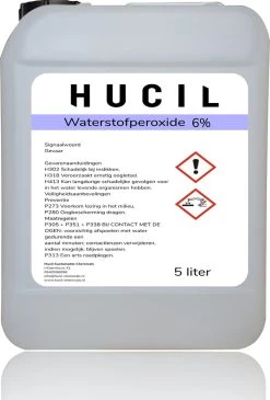 Waterstofperoxide 6% - Zuurstofwater 6 % - 5 Liter