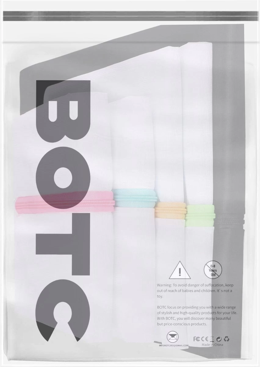 BOTC Waszakken - Wasnetten - Set Van 5 - Bescherm Je Wasgoed En Wasmachine - Transparant - Afbeelding 6