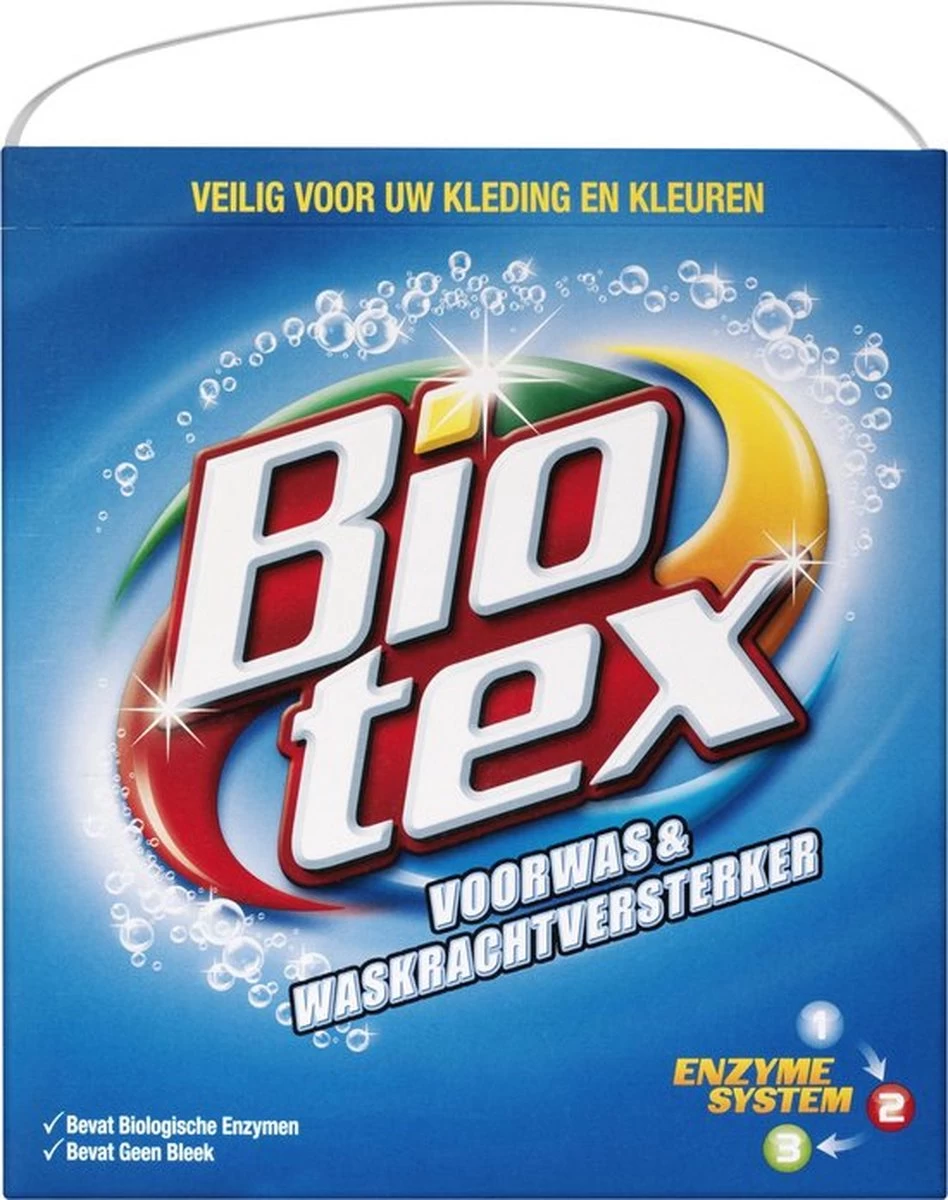 Biotex Voorwas En Waskrachtversterker Waspoeder - 4 Kg - Afbeelding 3