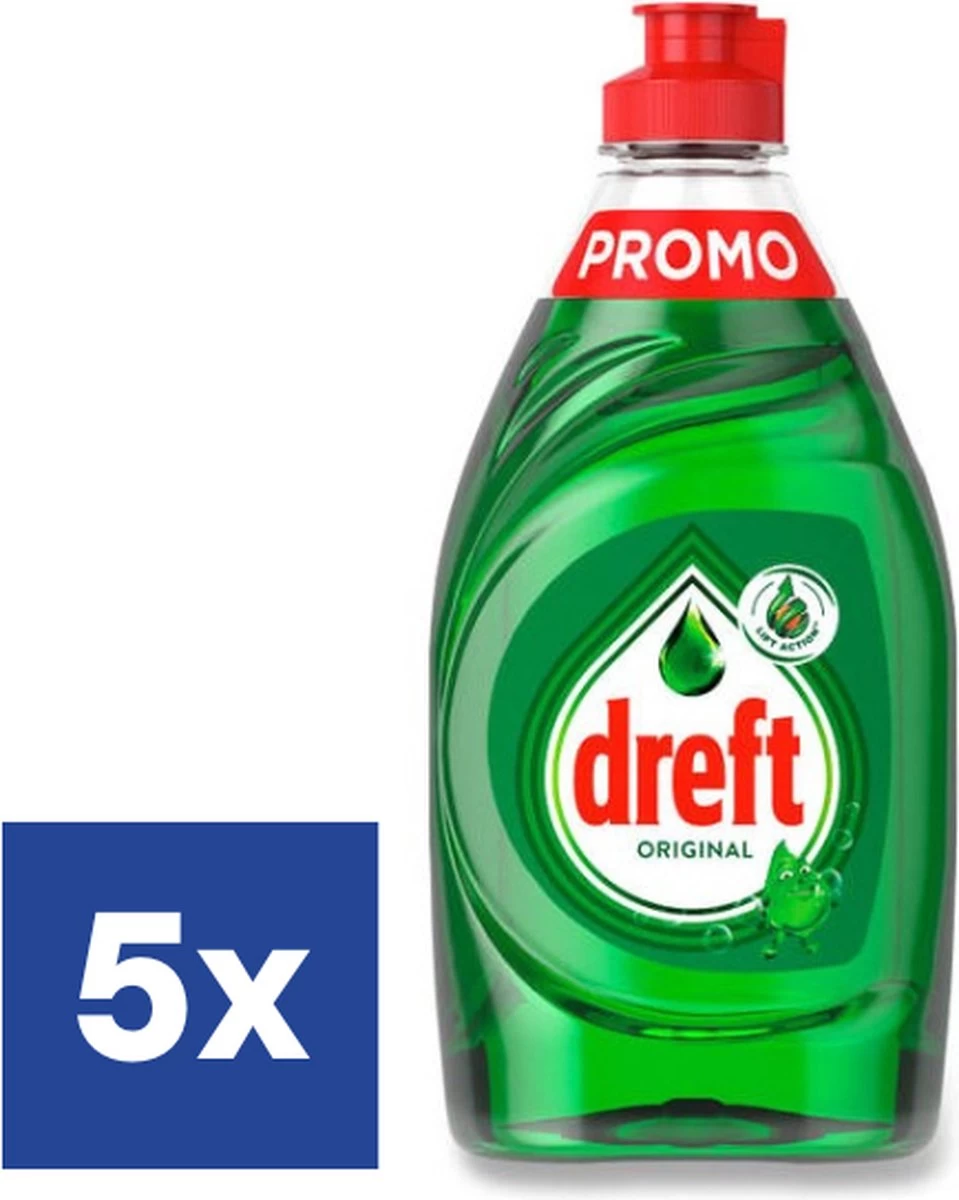 Dreft Original Afwasmiddel - 5 X 330 Ml