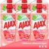 Ajax® Ajax Allesreiniger Fête Des Fleurs Hibiscus 6 X 1L - Voordeelverpakking