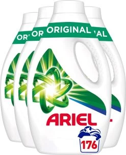 Ariel Vloeibaar Wasmiddel - Original - Voordeelverpakking 4 X 44 Wasbeurten